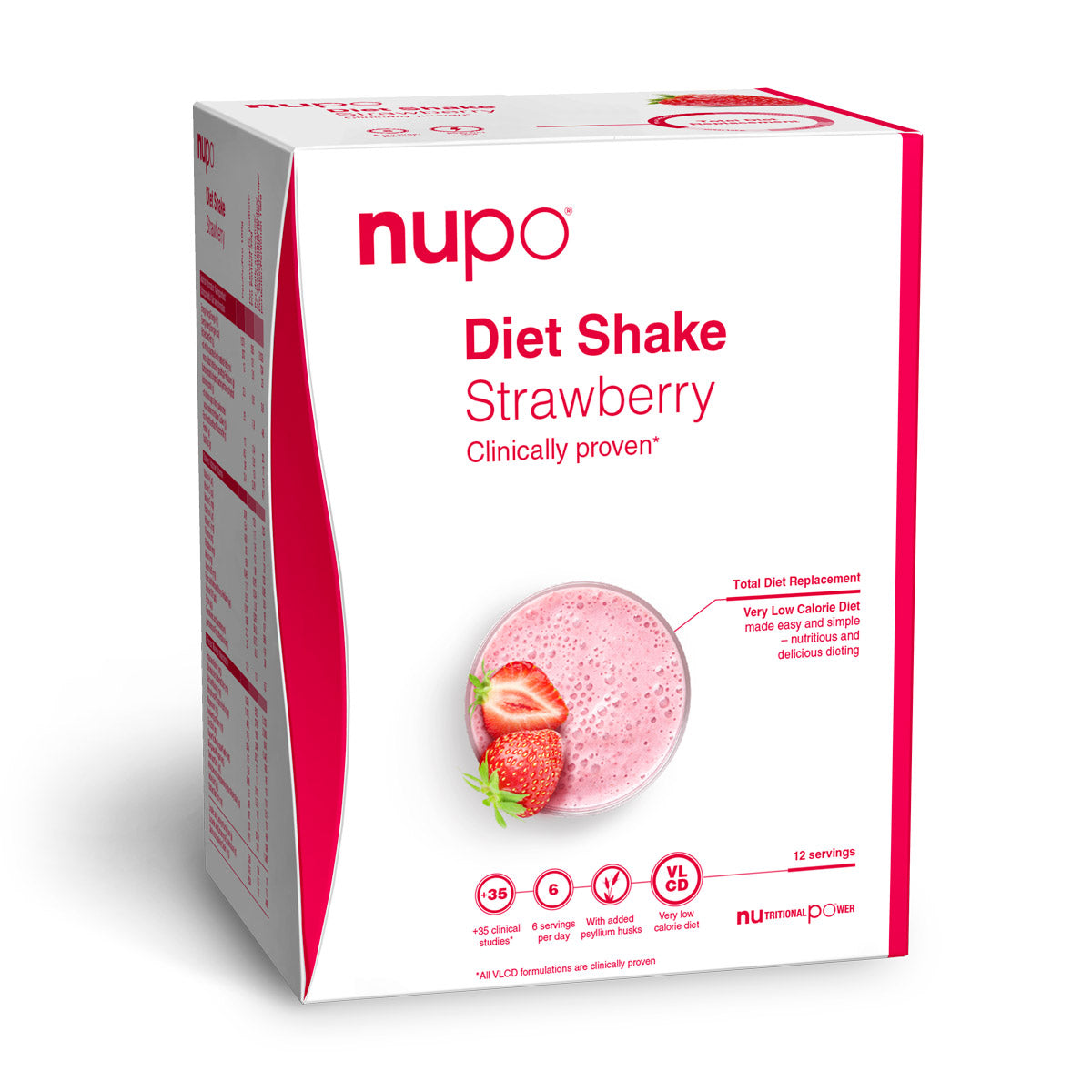 Nupo Diet Shake – Strawberry 12 servings