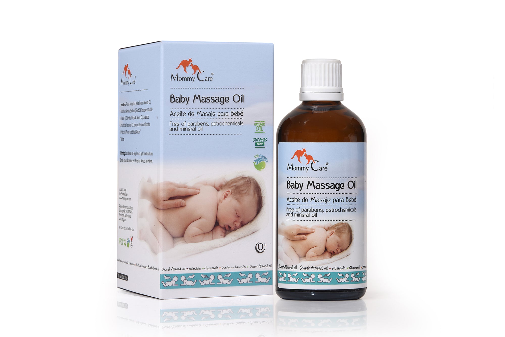 Натурално олио за масаж на бебето Mommy Care – 100 мл