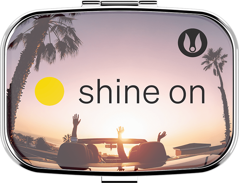 ShineOn Metal Pillbox