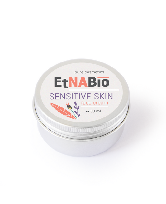 Крем за лице за чувствителна кожа EtnaBio, 50 ml