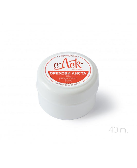 Мехлем с орехови листа при разширени вени, за уморени крака, 40 ml