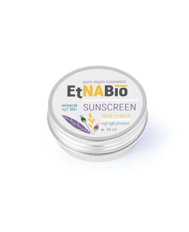 Слънцезащитен минерален крем SPF 50, EtnaBio 30 ml