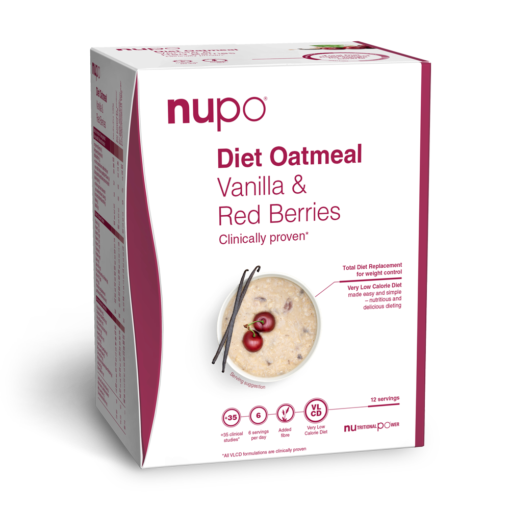 Nupo Диетични Овесена Каша – Ванилия и Горски Плодове 12 дози