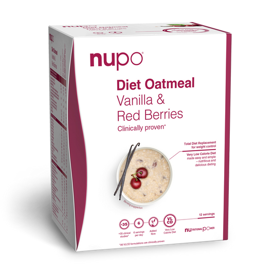 Nupo Диетични Овесена Каша – Ванилия и Горски Плодове 12 дози